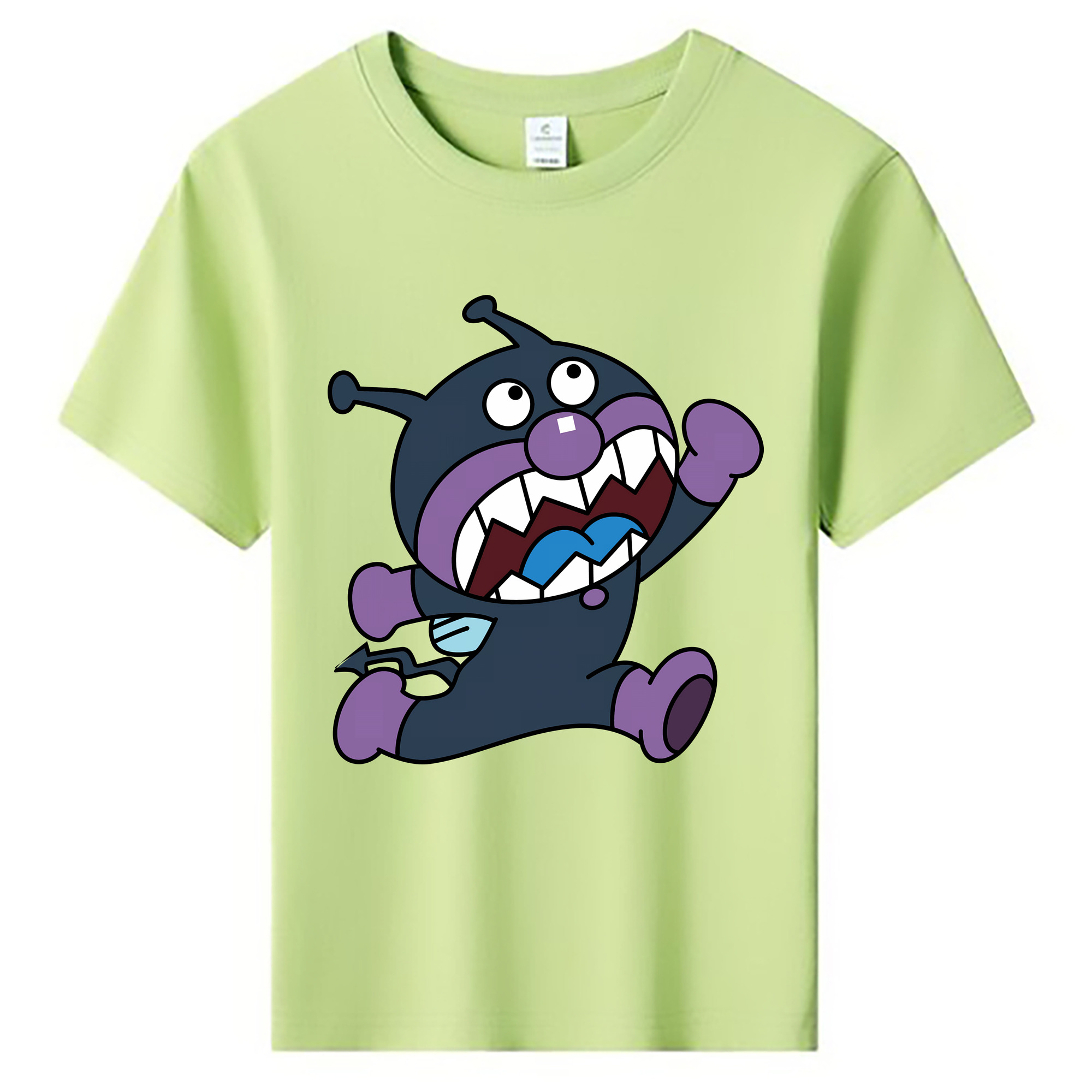 （画像用） アンパンマン Anpanman 綿100％キッズTシャツ（フロントプリント）
